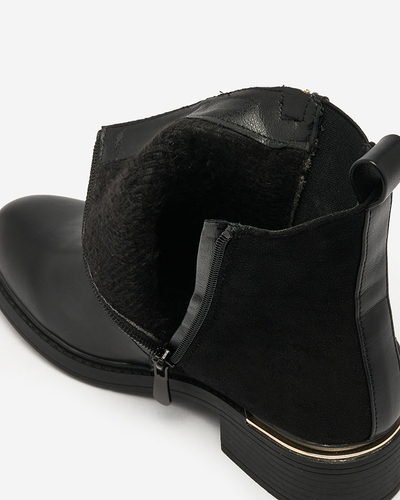 Royalfashion Negru cizme pentru femei a'la sztyblety Olohro