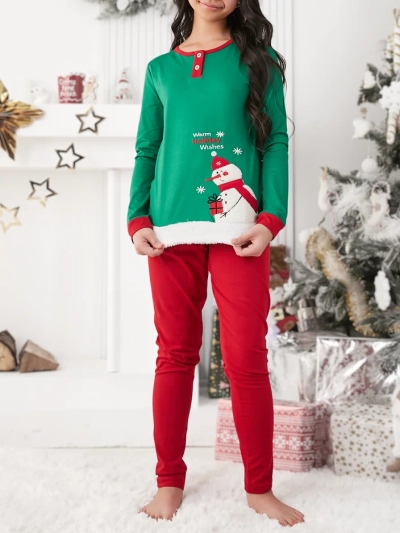 Pijamale de Crăciun pentru copii Royalfashion cu imprimeu
