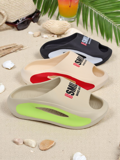 Royalfashion Papuci universali din cauciuc Super Smile