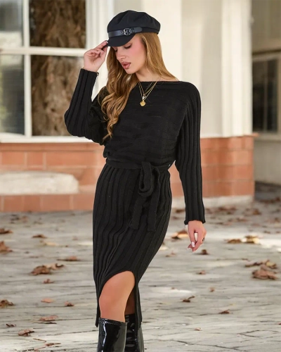 Royalfashion Rochie pulover pentru femei