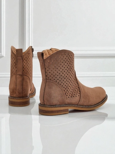 Royalfashion Botine de damă ajurate Toffas