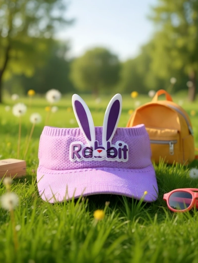 Royalfashion Vizor de soare pentru copii Urechi de iepuraș