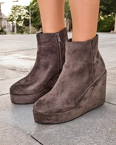 Ghete cu toc pentru femei Royalfashion Sieffa