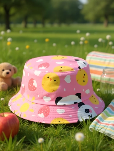 Royalfashion Pălărie tip găleată pentru copii Color Splash Bucket