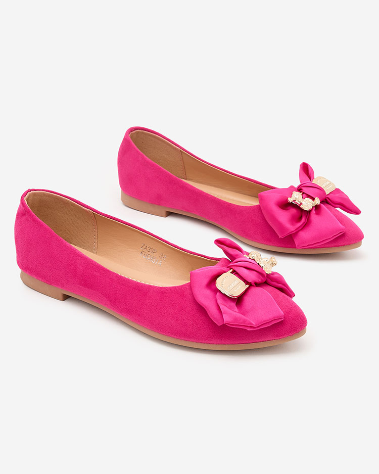 Royalfashion Balerini de damă cu vârful ascuțit și fundiță Retripo