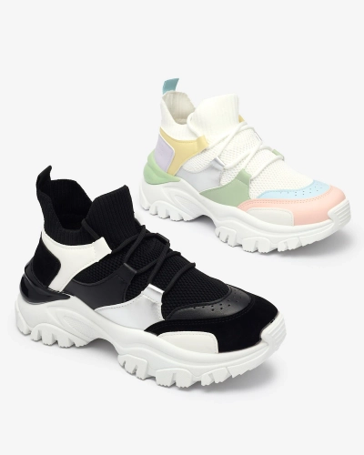 Adidași sport de damă albi și negri Ziragga- Footwear