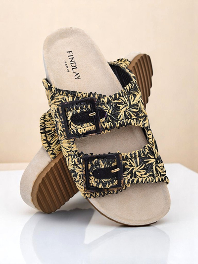 Royalfashion Sandale dama cu catarame Samorra