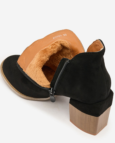 Royalfashion Cizme stiletto Ricteas negre pentru femei