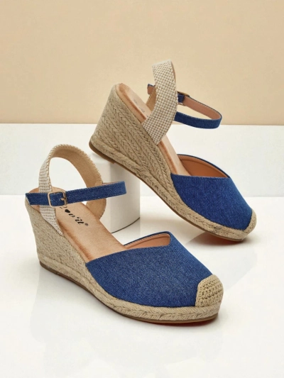 Royalfashion Sandale wedge pentru femei Solara Espadrille
