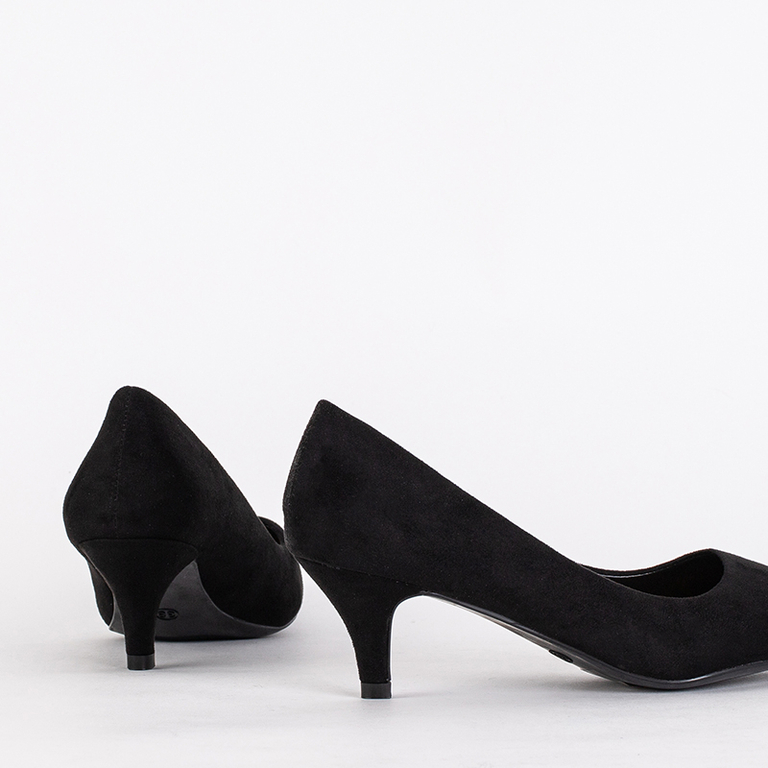 Tocuri înalte negre de damă clasice Forlika - pantofi