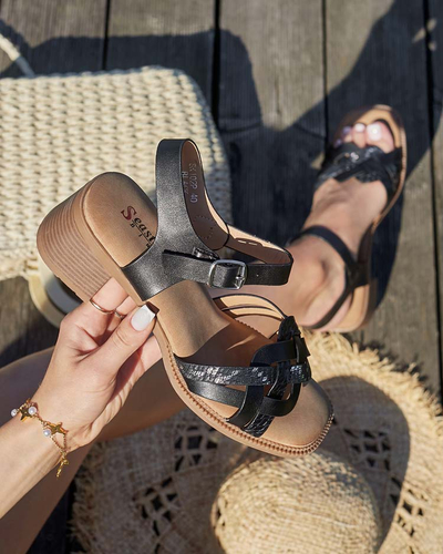 Royalfashion Sandale Hinoff Post pentru femei