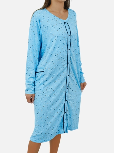Royalfashion Camasa de noapte pentru femei cu imprimeu MARIME MARE