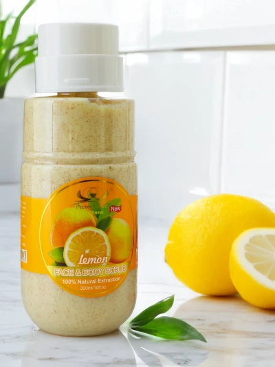 Scrub pentru față și corp Lămâie 300ml