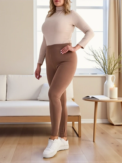 Royalfashion Pantaloni treggings izolate pentru femei PLUS SIZE
