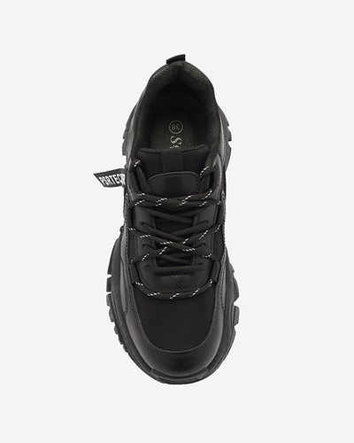 Pantofi sport de damă negri Evilpo- Footwear