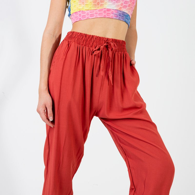Pantaloni harem de dama Coral - Îmbrăcăminte