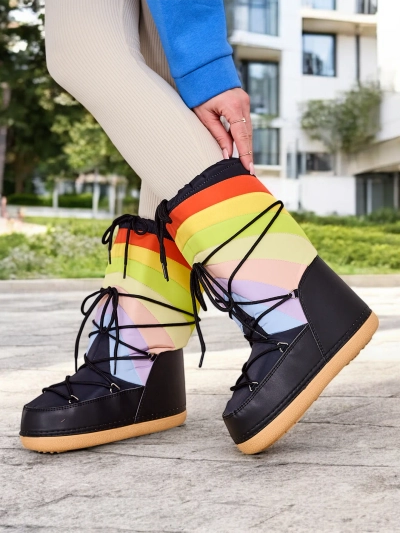 Ghete de damă de tip snowboot Royalfashion Tencce
