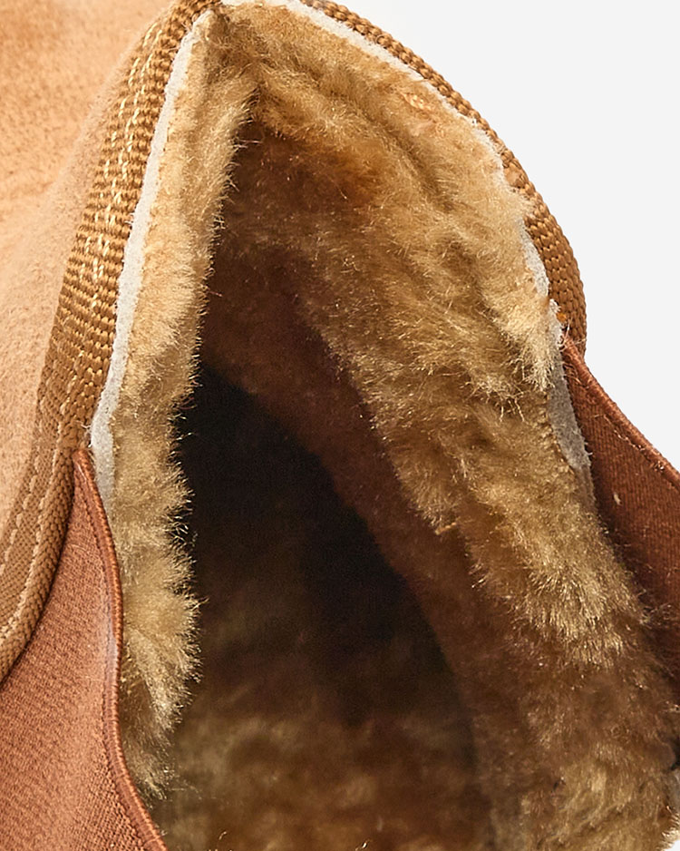 Royalfashion Cizme de zăpadă cu platformă pentru femei maro Stiellsia