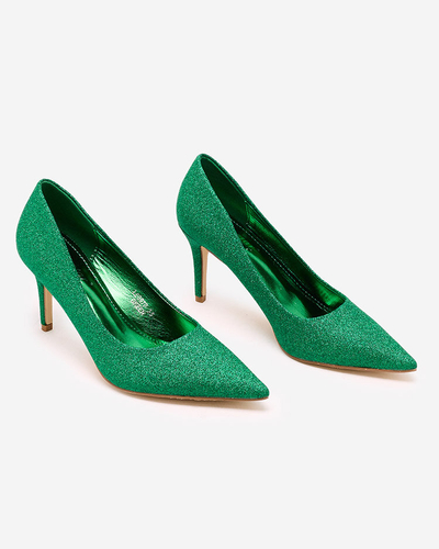 Royalfashion Pantofi stiletto de damă cu sclipici Matomliso