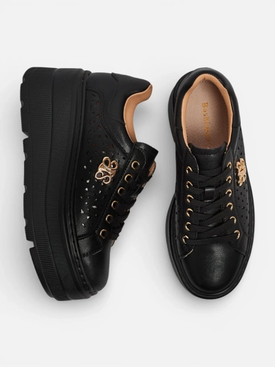 Sneakers sport damă ajurate din piele naturală Atelle