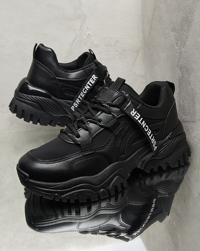 Pantofi sport de damă negri Evilpo- Footwear