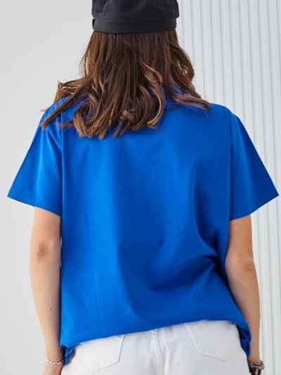 Royalfashion Tricou din bumbac pentru femei Mai mult și mai mult