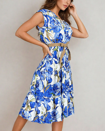 Royalfashion Rochie de damă midiw floral