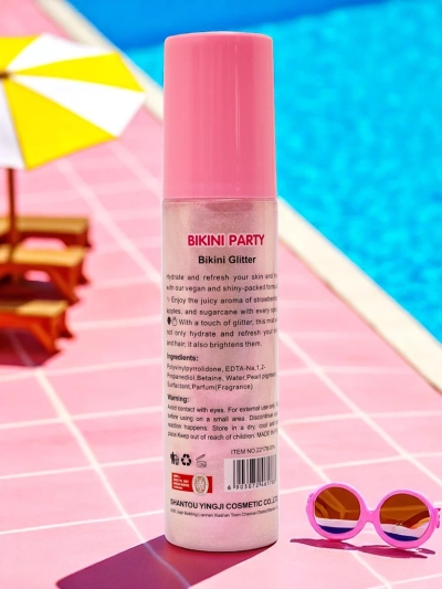 Summer Spray - Iluminator lichid pentru păr și corp Căpșuni
