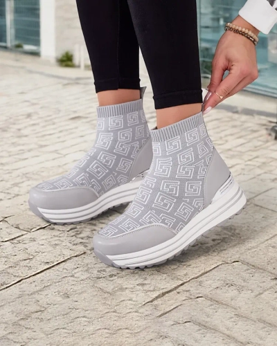 Royalfashion Adidași sport înalți pentru femei Lori