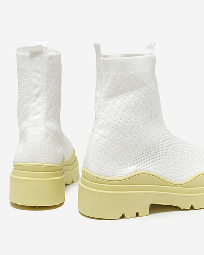 Pantofi Eleganți de Damă Lime în Stil Vintage