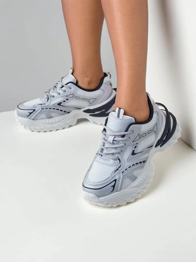 Royalfashion Adidași sport pentru femei pe o talpă mai groasă Nettes
