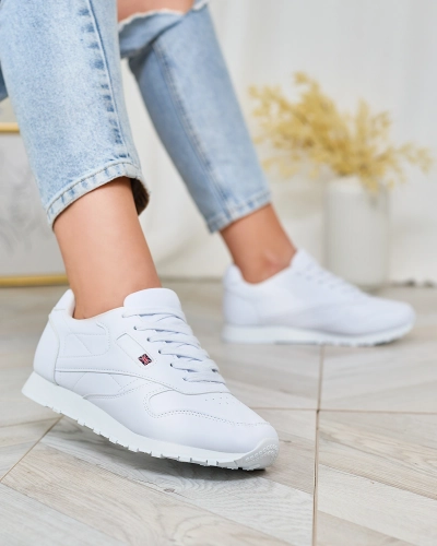 Royalfashion Classic Pantofi sport alb pentru femei Reurabos