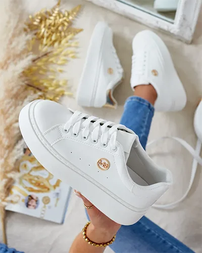 Royalfashion Adidași sport cu platformă pentru femei Calomie