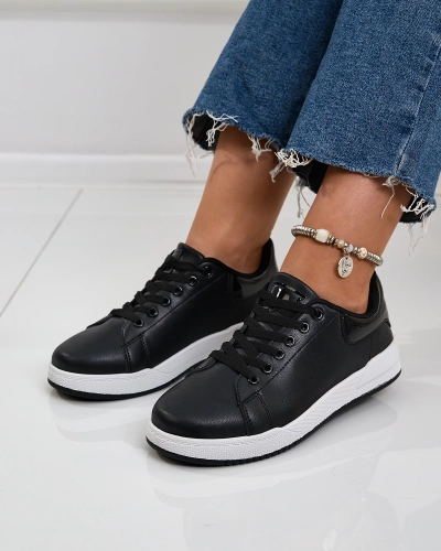 Royalfashion Pantofi sport clasici negri Active Icons