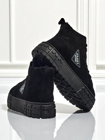 Cizme de femeie Zephyr negre izolate din piele eco-suede neagră - Încălțăminte