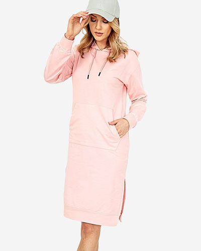 Rochie pudrata pana la genunchi pentru femei - Imbracaminte