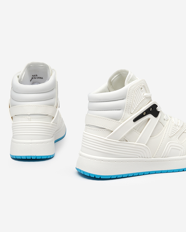 Pantofi sport de damă interesanți albi Gisore - Încălțăminte