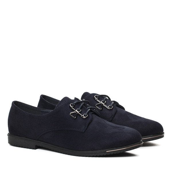 Granatowe klasyczne półbuty Yara- Obuwie