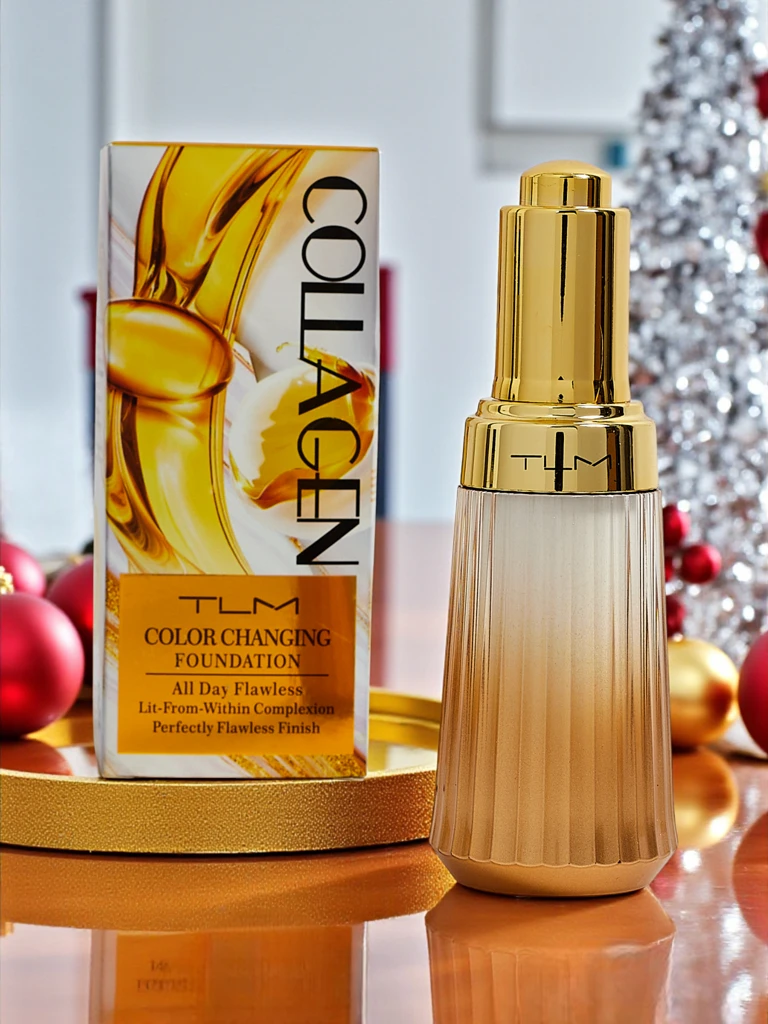 Fond de ten matifiant cu colagen Sand Nude