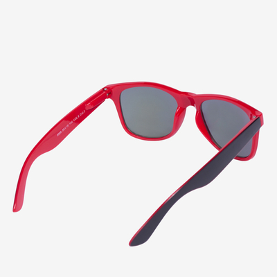 Ochelari de soare roșii de damă cu finisaj oglindă holografică - Accesorii
