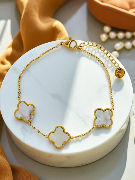 Brățară Callisto Nero cu Motiv Floral