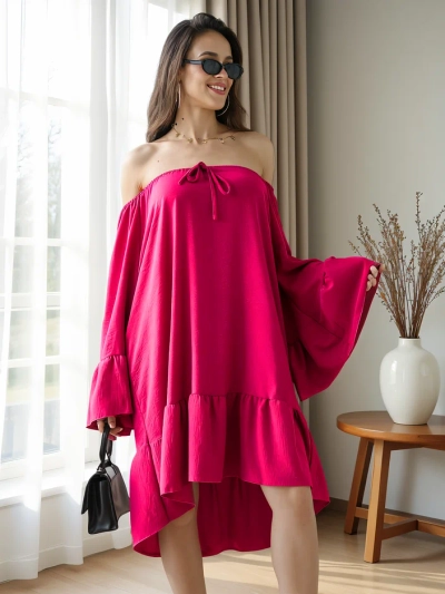 Rochie Royalfashion pentru femei a'la spaniolă cu volane oversized