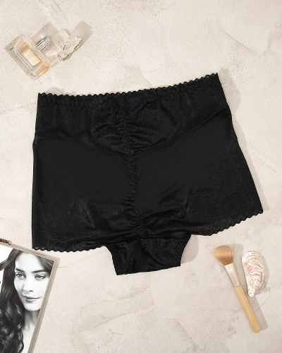 Royalfashion Chiloți negri de damă din plasă