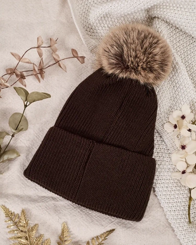 Șapcă de iarnă pentru femei Royalfashion cu borangic
