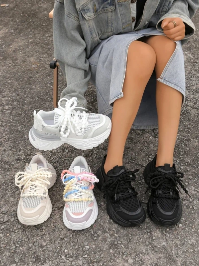 Pantofi sport Royalfashion pentru femei cu o talpă mai groasă Loness