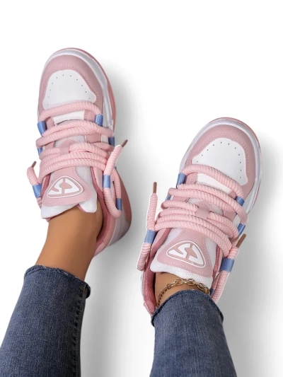 Adidași sport pentru femei Royalfashion cu șireturi decorative Clesiv