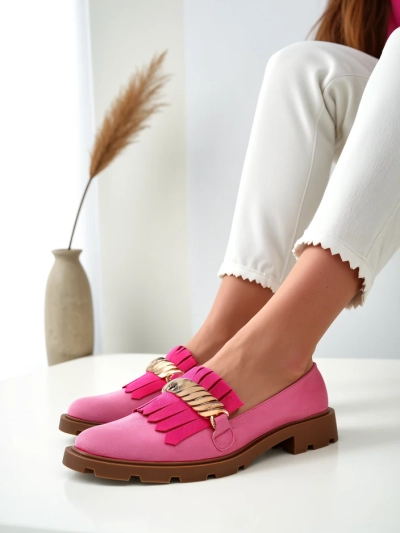 Mocasi eco din suede Royalfashion pentru femei Mare Nostrum