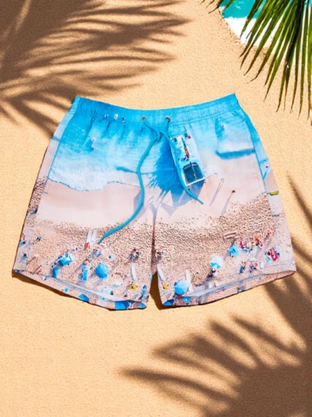 Royalfashion Sportliche Herren-Shorts mit schützendem Netzfutter