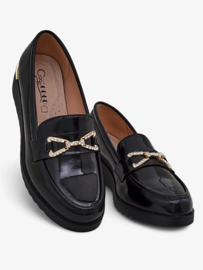 Mocasıne pentru femei Royalfashion pe un toc mic Leffo