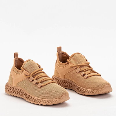OUTLET Pantofi sport dama in culoarea camel Modika - Incaltaminte